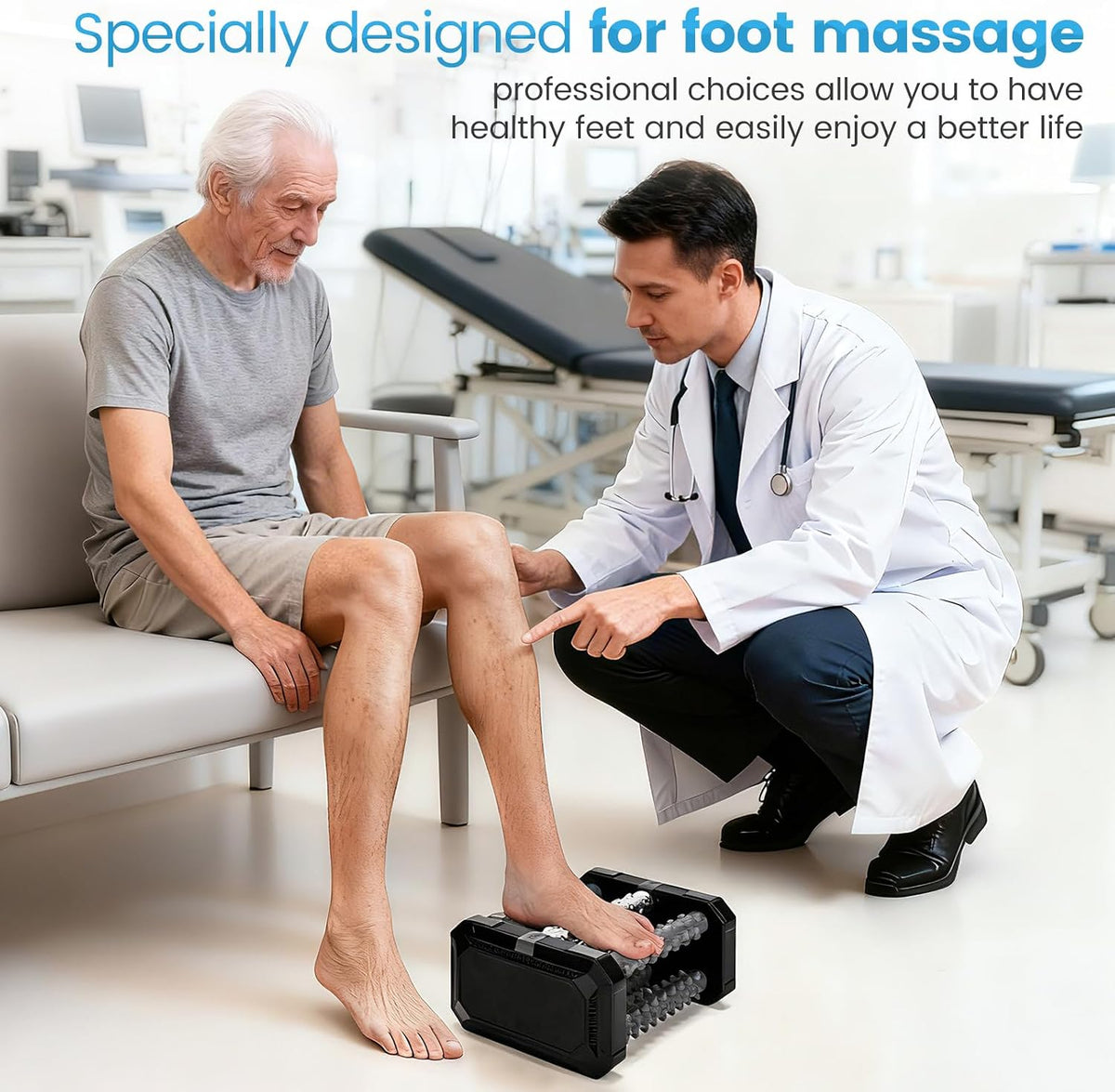 Ultimate Plantar Fasciitis Relief Foot Roller Massager with Cold Therapy & Reflexology