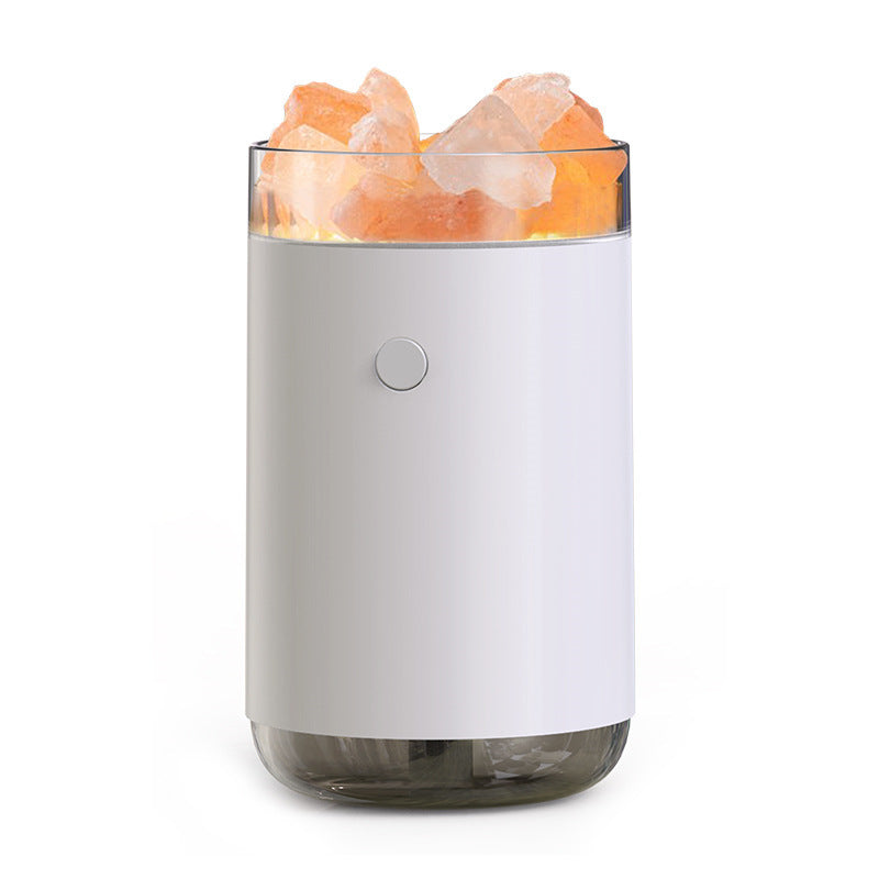 Crystal Salt Stone Aromatherapy Diffuser with LED Lamp
