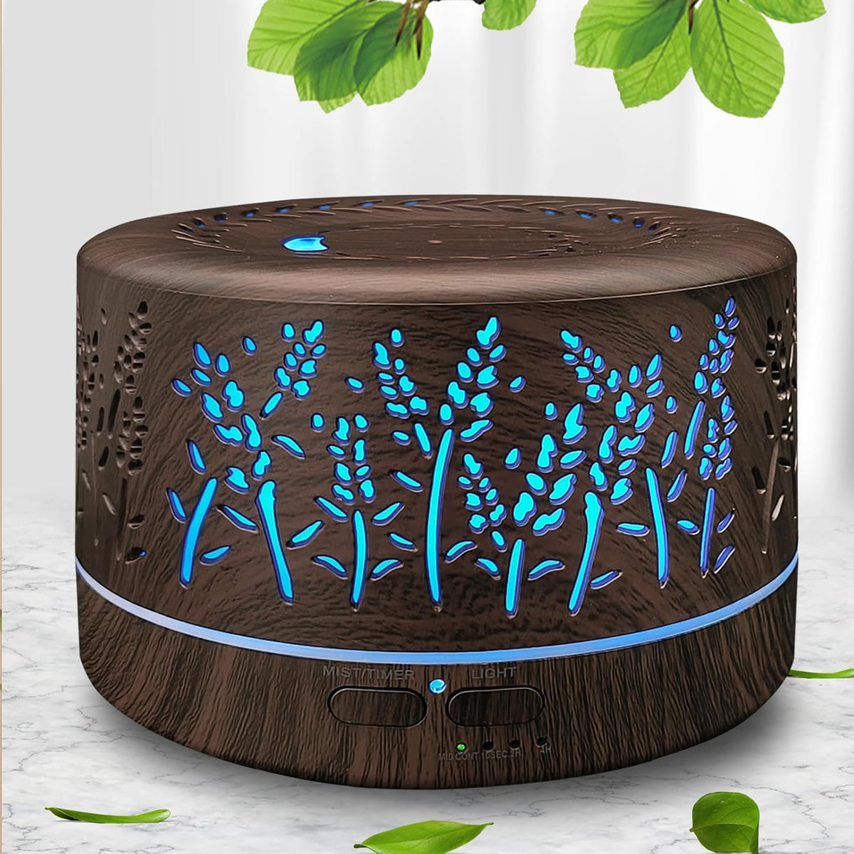Premium 600Ml Essential Oil Diffuser - 20 Hours of Blissful Aromatherapy for Larger Spaces