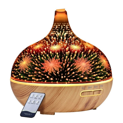 DEVANTI Aroma Aromatherapy Diffuser 3D LED Night Light Firework Air
