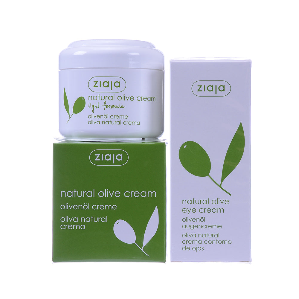 Olive Oil Day, Night & Eye Cream Bundle