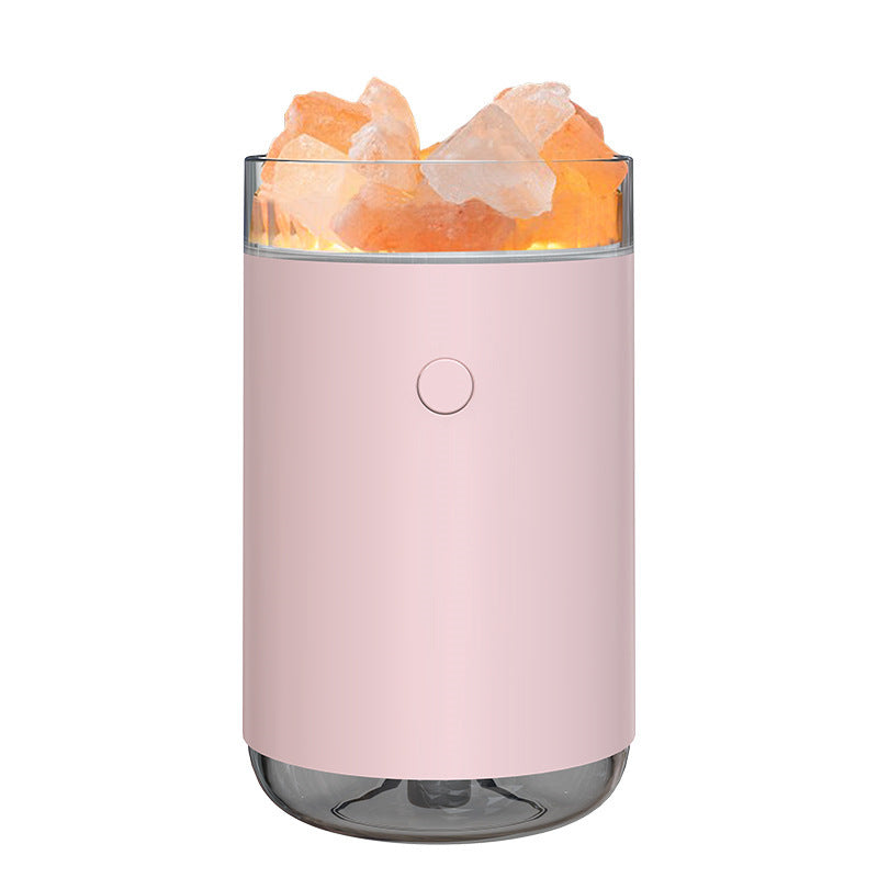 Crystal Salt Stone Aromatherapy Diffuser with LED Lamp