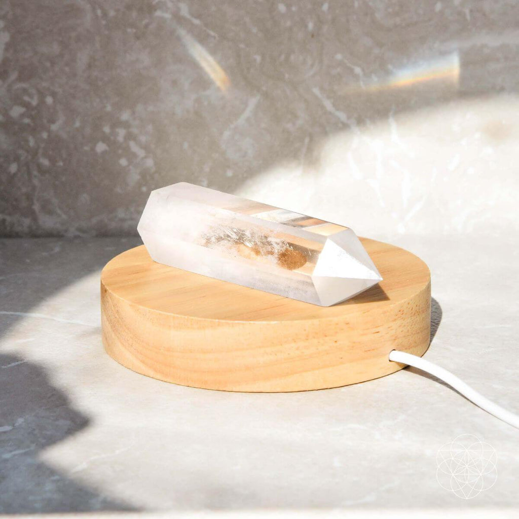Clear Quartz Healing Lamp